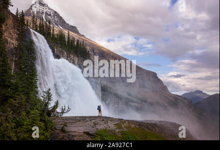 Schöne Mount Robson in der Sommersaison, Kanada Stockfoto