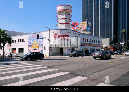 Amöbe Musik, Record store am Sunset Boulevard, Hollywood, Los Angeles, Kalifornien, USA Stockfoto