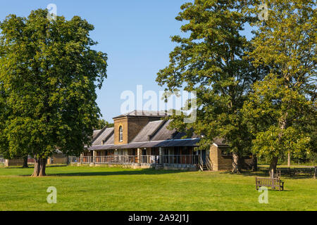 Essex, Großbritannien - 25 August 2019: ein Gebäude, das eine Einbeziehung Mühle an der historischen Royal Gunpowder Mills in Waltham Abbey, Essex untergebracht. Die Gunpowde Stockfoto