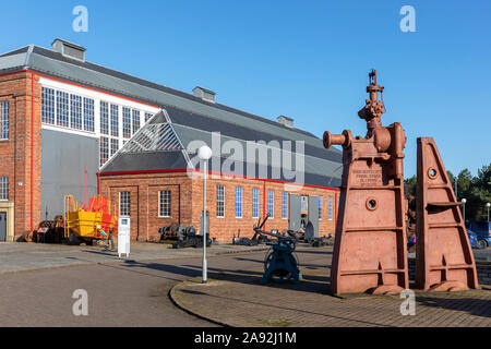 Die Außenseite des Scottish Maritime Museum, Irvine, Ayrshire, Schottland, Großbritannien Stockfoto