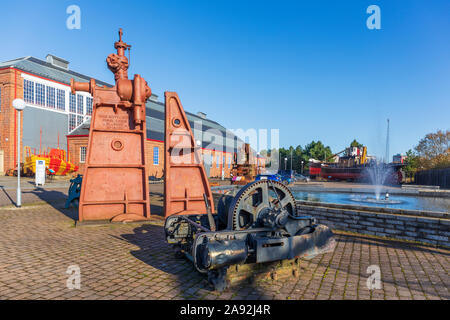 Die Außenseite des Scottish Maritime Museum, Irvine, Ayrshire, Schottland, Großbritannien Stockfoto