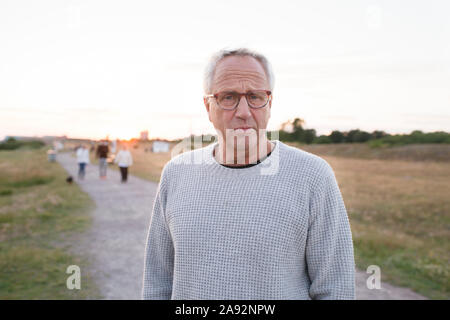 Portrait von älteren Mann Stockfoto