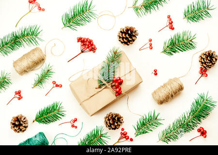 Weihnachten flach in der Dynamik. Stockfoto