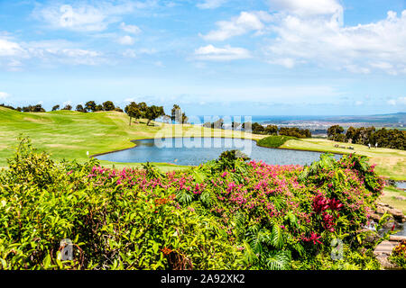 Die King Kamehameha Golf Club, Maui, HI Stockfoto