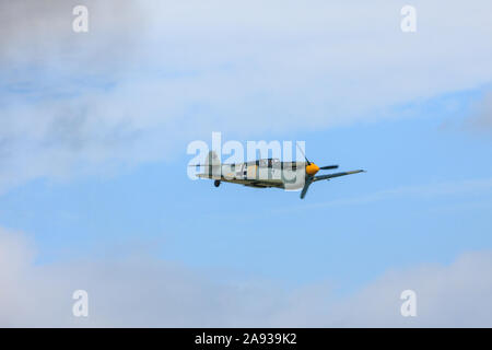 Hispano HA-1112-M4L zwei Sitz Dual control Buchon Me 109 Stockfoto