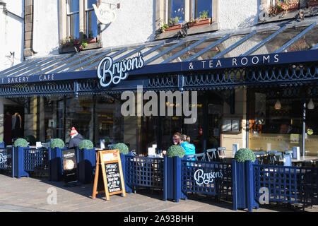 Die Bryson Handwerk Bäckerei, Cafe und Teestube, Keswick, Cumbria, England, Großbritannien Stockfoto