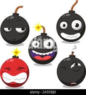 Cartoon Bombe 2. Stock Vektor