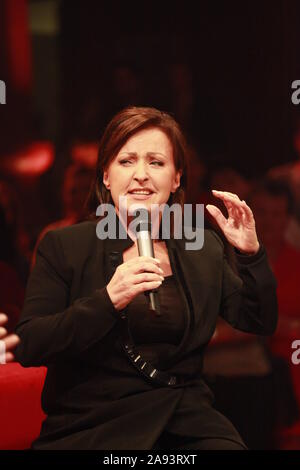 Ute Freudenberg MDR Musikshow "Sound der Wende-Musik ohne Grenze (n) Aufzeichnung am 6. November 2019, Stockfoto