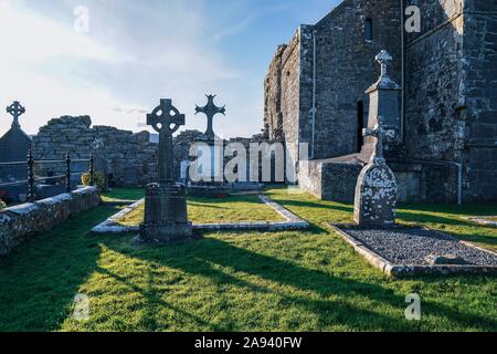 Corcomroe Abbey, The Burren, Irland Stockfoto