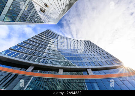 True North Square, in der Innenstadt von Winnipeg; Winnipeg, Manitoba, Kanada Stockfoto