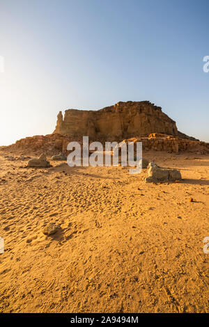 Tempel des Amun, Mount Jebel Barkal; Karima, Nord-Staat, Sudan Stockfoto