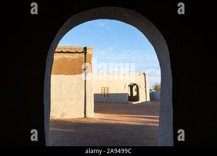 Nubisches Haus; Soleb, Nordstaat, Sudan Stockfoto