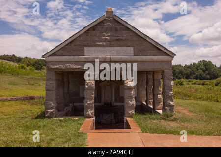 Vorsehung Frühling bei Andersonville National Historic Site in Georgia, USA Stockfoto
