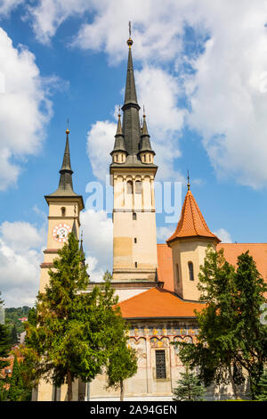 St. Nicholas Orthodoxe Kirche, gegründet 1292; Brasov, Siebenbürgen Region, Rumänien Stockfoto