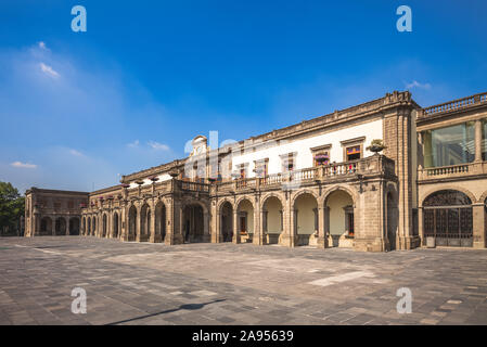 Das Nationalmuseum für Geschichte, das Schloss Chapultepec in Mexiko Stadt Stockfoto