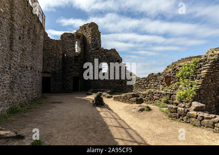 Die alte Burg der Insel Yeu (Vendee, Frankreich)