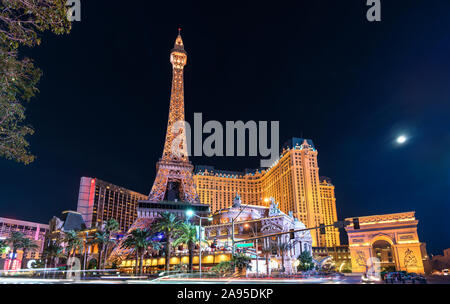 Replik auf den Eiffelturm in Las Vegas, USA Stockfoto