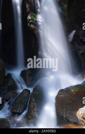 Ryuzu fällt, Wasserfall, Fluss Yu, Nikko National Park, Nikko, Präfektur Tochigi, Japan Stockfoto