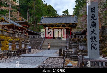 Nikkozan Rinnoji Tempel, buddhistische Tempel, Schreine und Tempel von Nikko, Nikko, Japan Stockfoto