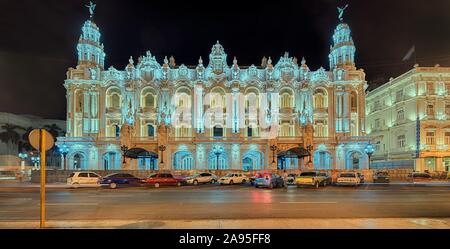 Gran Teatro de La Habana, Havanna, Kuba Stockfoto