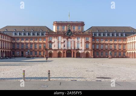 Barockschloss Mannheim, Residenzschloss, Mannheim, Baden-Württemberg, Deutschland Stockfoto