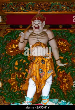 Guardian Abbildung, Shintō-Gottheit, Nikkozan Rinnoji Tempel, buddhistische Tempel, Schreine und Tempel von Nikko, Nikko, Japan Stockfoto