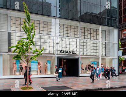 Chanel lLden, Shopping Meile, Ginza, Chuo City, Tokio, Japan Stockfoto