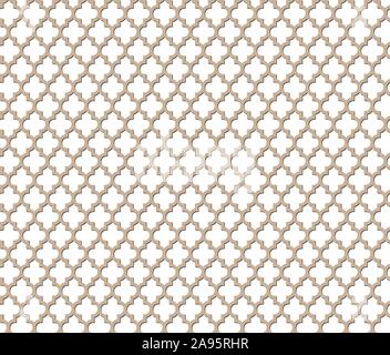 Islamischen östlichen Dekoration nahtlose Muster beige. Vector Hintergrund Textur Stock Vektor