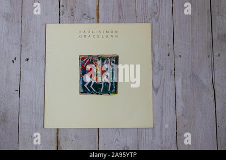 1986 Album von Paul Simon Graceland Stockfoto