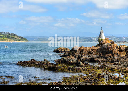 Leuchtturm an der Lagune von Knysna, Western Cape, Südafrika Stockfoto