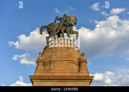 Reiterstandbild in der Union Buildings, Pretoria, Südafrika Stockfoto