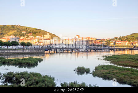 Zumaya ist eine spanische Gemeinde im nord-westlichen Teil der Region Urola Costa, in der Provinz Guipúzcoa, autonome Stockfoto