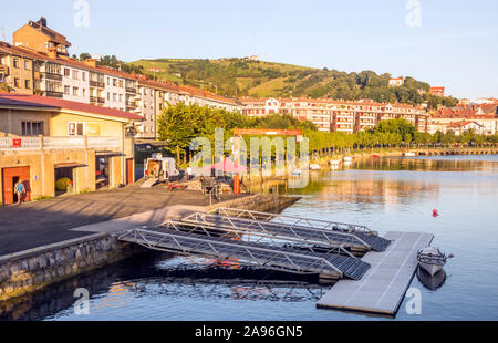 Zumaya ist eine spanische Gemeinde im nord-westlichen Teil der Region Urola Costa, in der Provinz Guipúzcoa, autonome Stockfoto