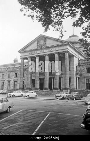 Das Kurhaus in Wiesbaden, Deutschland 1961. Blick auf das Kurhaus Wiesbaden, Deutschland 1961. Stockfoto