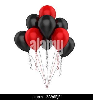 Luftballons isoliert Stockfoto