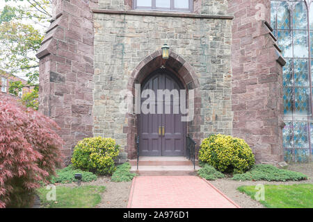 Princeton, New Jersey, 11. November 2019: Nassau christliches Zentrum Kirche in Princeton - Bild Stockfoto