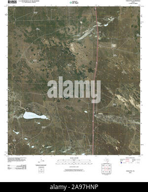 USGS TOPO Karte Texas TX Turcotte 20100525 TM Stockfoto