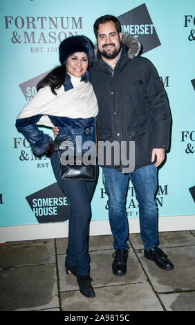 Skate im Somerset House Stockfoto