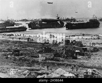 Landung in der Normandie, auch als D-Day bekannt. Weltkrieg II, Frankreich Stockfoto