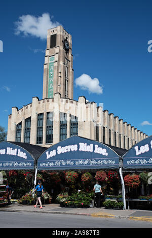 Atwater Market in der Nähe von Lachine Canal, Montreal, Quebec, Kanada Stockfoto