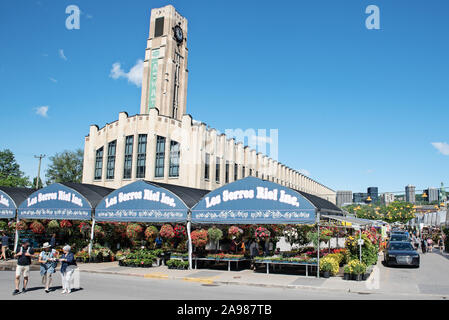 Atwater Market in der Nähe von Lachine Canal, Montreal, Quebec, Kanada Stockfoto