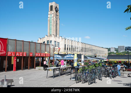 Atwater Market in der Nähe von Lachine Canal, Montreal, Quebec, Kanada Stockfoto