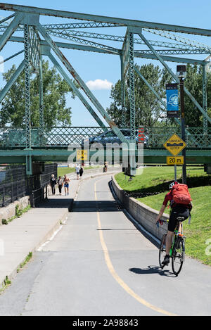 Lachine Canal, Griffintown, Montreal, Quebec, Kanada Stockfoto