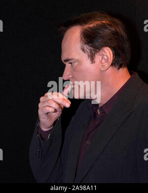 Quentin Tarantino bespricht seine Karriere bei einem Leben in Bildern Veranstaltung der BAFTA, Leicester Square, London gehostet werden. Stockfoto