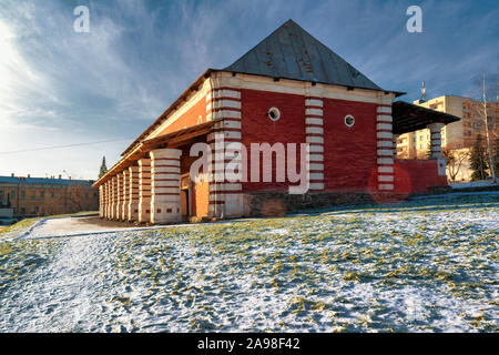 November 9, 2019 Nischni Tagil, Gebiet Swerdlowsk, Russland. Das Gebäude des Museums für Natur- und Umweltschutz. Stockfoto