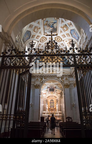 Die byzantinische Ikone der Madonna Avvocata gespendet, um die Stadt von Friedrich Barbarossa im XII Jahrhundert in Cappella della Santissima Icone (Kapelle des Th Stockfoto