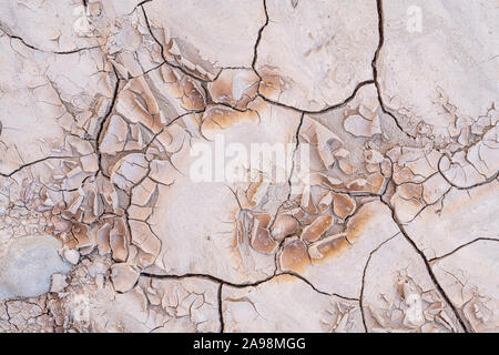 Getrocknete Schlamm, Gulley, Badlands National Park, SD, USA, von Dominique Braud/Dembinsky Foto Assoc Stockfoto