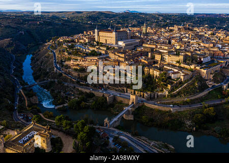 Alcázar de Toledo, Toledo, Spanien Stockfoto