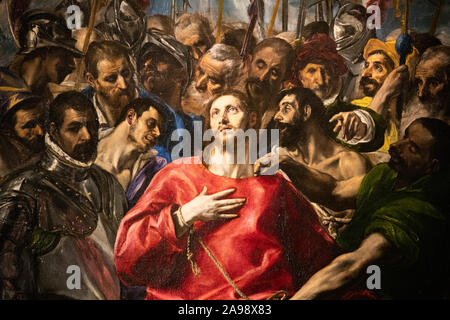 El Expolio de Cristo, El Greco, Sacristia Bürgermeister, Catedral Primada, Toledo, Spanien Stockfoto