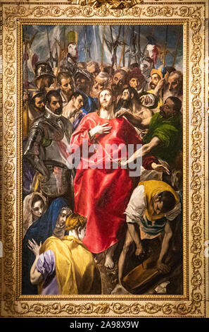 El Expolio de Cristo, El Greco, Sacristia Bürgermeister, Catedral Primada, Toledo, Spanien Stockfoto